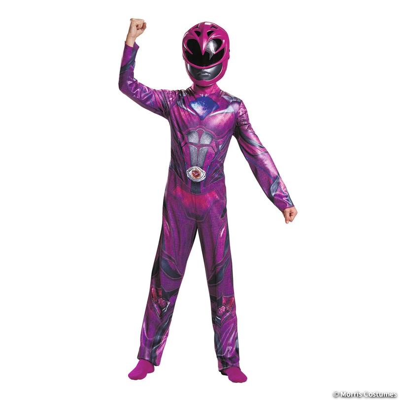 Girl's Classic Mighty Morphin Power Rangers™ Movie Pink Ranger Costume ...