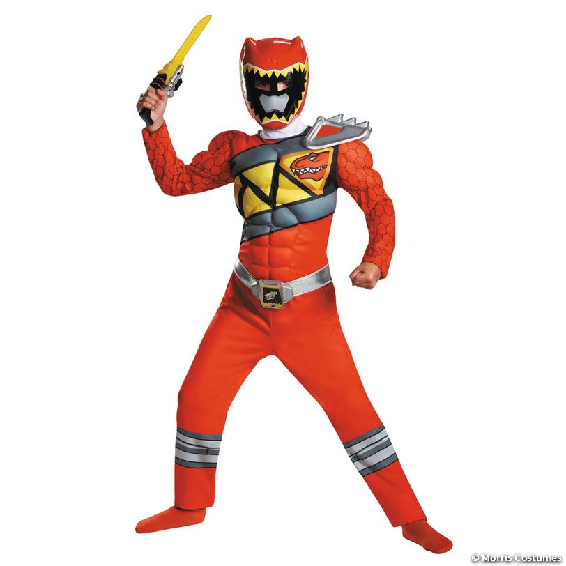 Boy's Classic Mighty Morphin Power Rangers™ Red Dino Ranger Costume ...