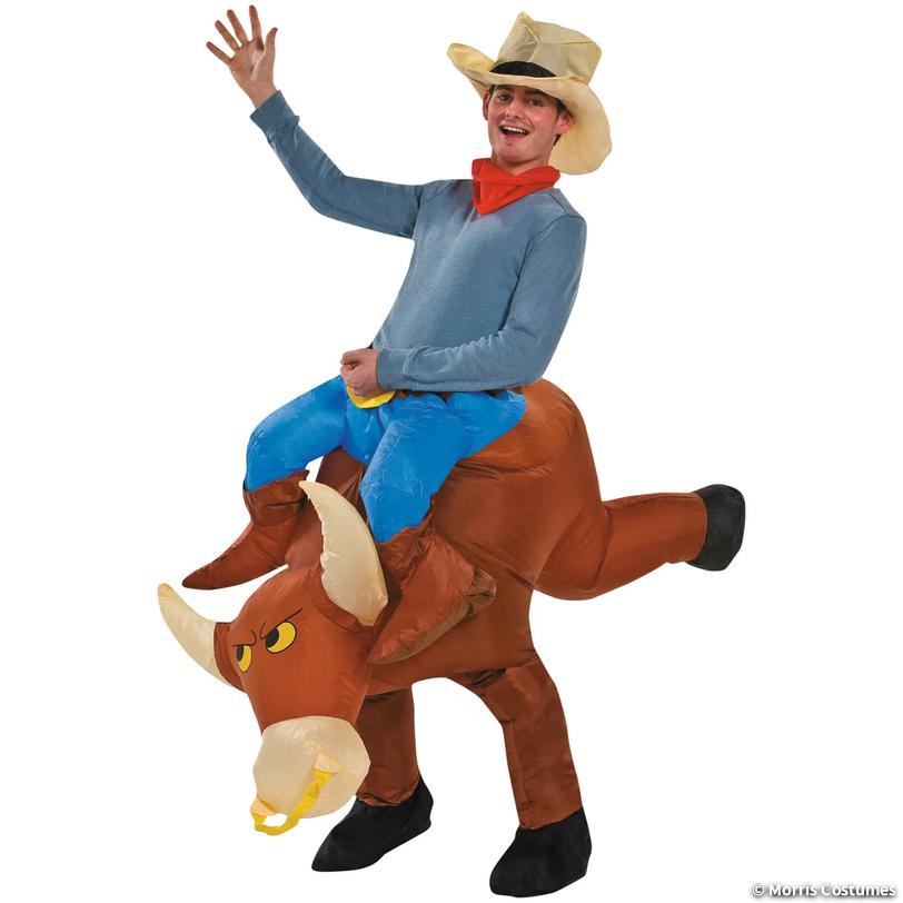 Adults Inflatable Bull Rider Costume