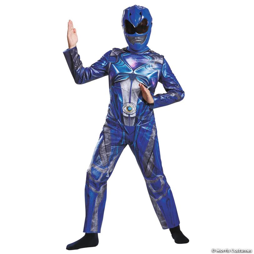 Kids Classic Mighty Morphin Power Rangers™ Blue Ranger Jumpsuit Costume ...