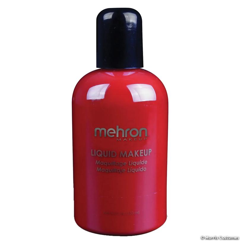 Red Mehron Liquid Makeup