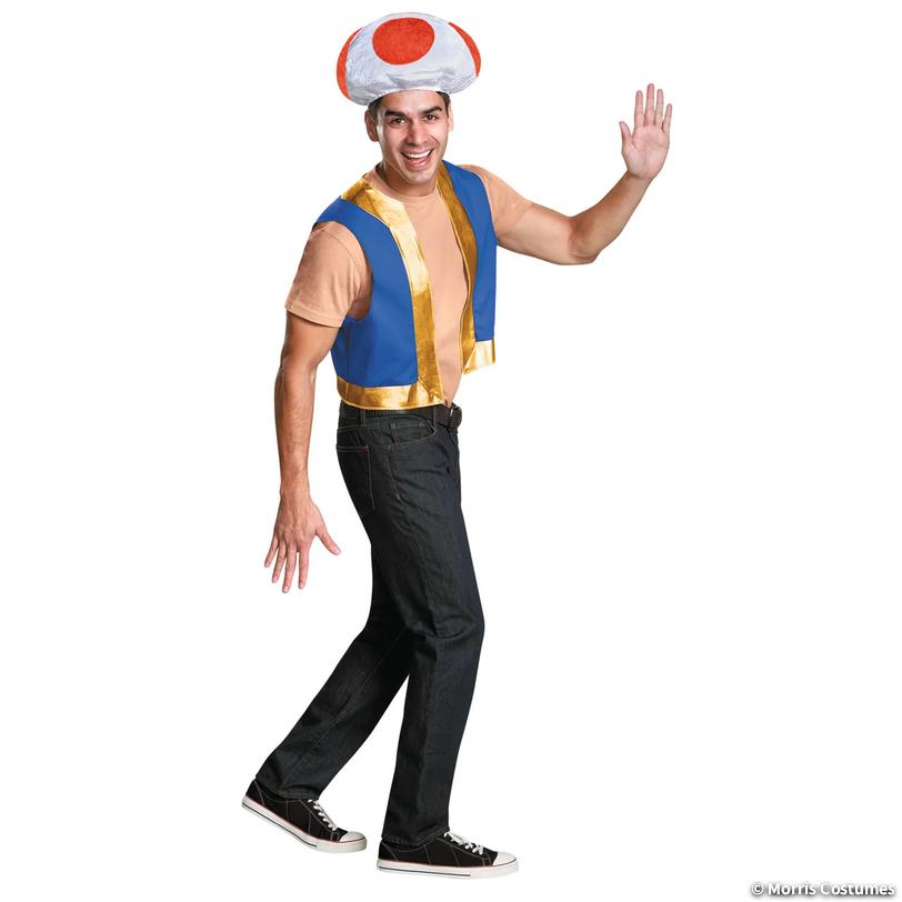Adults Super Mario Bros.™ Toad Costume Kit - 42-46